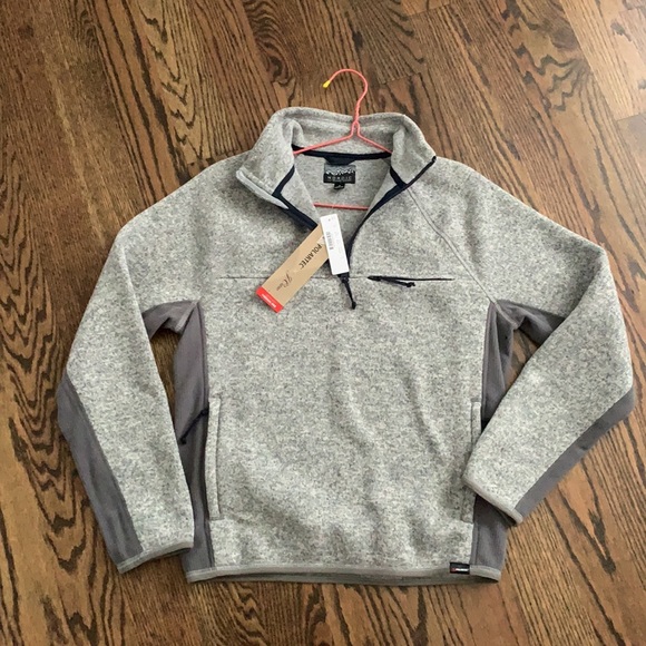 J. Crew Other - J crew Nordic small s men’s half zip polartec grey fleece sweater top new